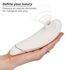 Additional view 5 of Womanizer Premium 2 - Clitoral Stimulator, Warm Gray