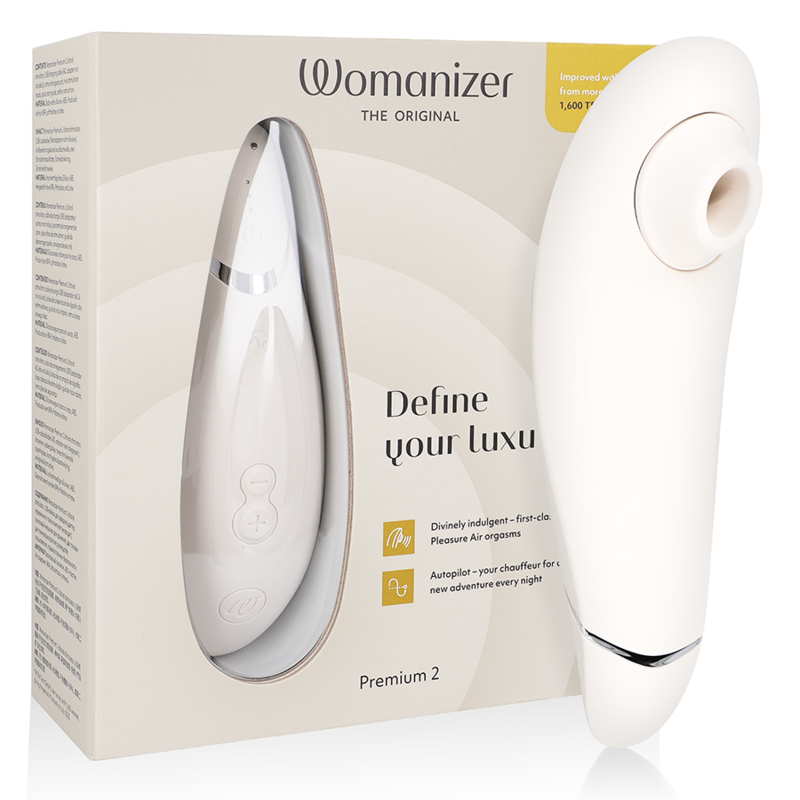 Womanizer Premium 2 - Clitoral Stimulator, Warm Gray Main image