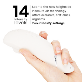 Additional view 6 of Womanizer Premium 2 - Clitoral Stimulator, Warm Gray