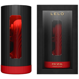 Additional view 2 of LELO F1S™ V3 XL - Interactive Male Masturbator, Red