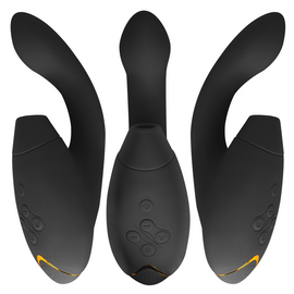 Additional view 4 of Womanizer Duo 2 - Dual-Stimulation Rabbit Vibrator, Black