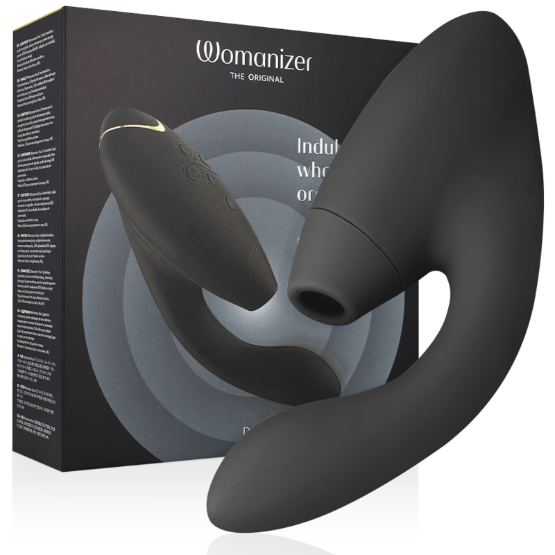 Womanizer Duo 2 - Dual-Stimulation Rabbit Vibrator, Black Main image