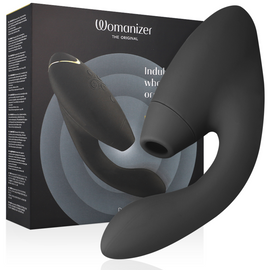 Womanizer Duo 2 - Dual-Stimulation Rabbit Vibrator, Black