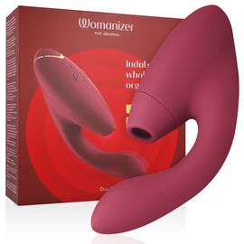 Womanizer Duo 2 - Dual-Stimulation Rabbit Vibrator, Bordeaux