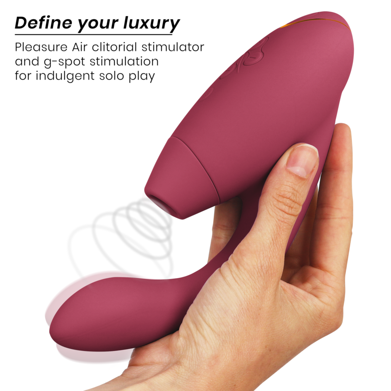 Additional view 5 of Womanizer Duo 2 - Dual-Stimulation Rabbit Vibrator, Bordeaux