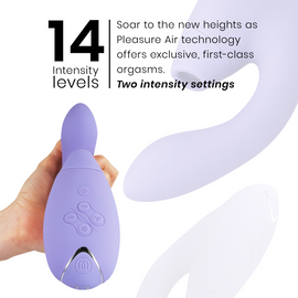 Additional view 6 of Womanizer Duo 2 - Dual-Stimulation Rabbit Vibrator, Lilac