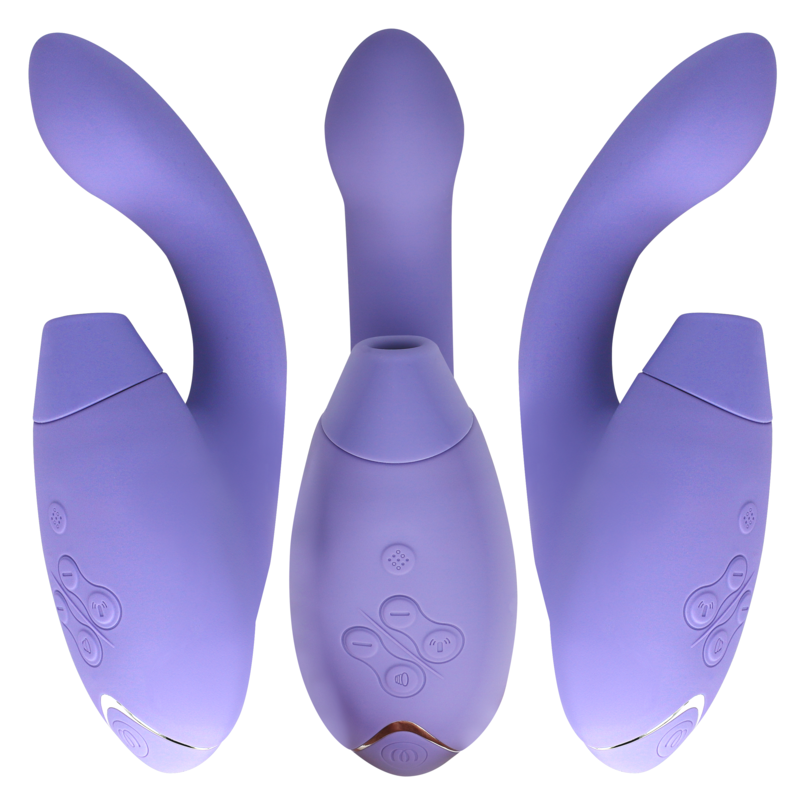 Additional view 4 of Womanizer Duo 2 - Dual-Stimulation Rabbit Vibrator, Lilac