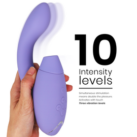 Additional view 7 of Womanizer Duo 2 - Dual-Stimulation Rabbit Vibrator, Lilac