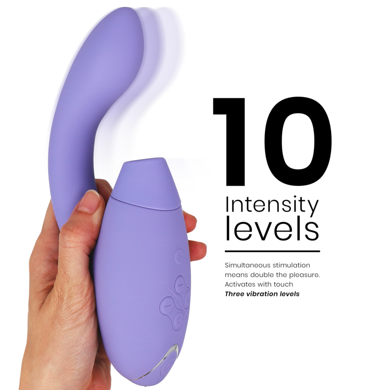 Additional view 7 of Womanizer Duo 2 - Dual-Stimulation Rabbit Vibrator, Lilac