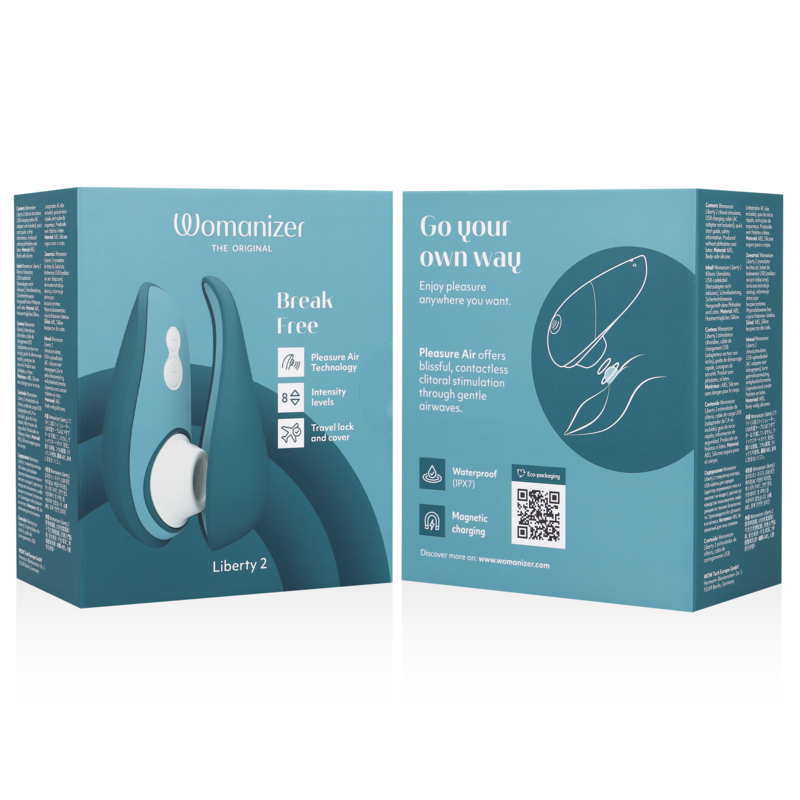 Additional view 2 of Womanizer Liberty 2 - Clitoral Stimulator, Violet