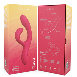 Additional view 2 of We-Vibe Nova 2 - App-Controlled Rabbit Vibrator, Pink