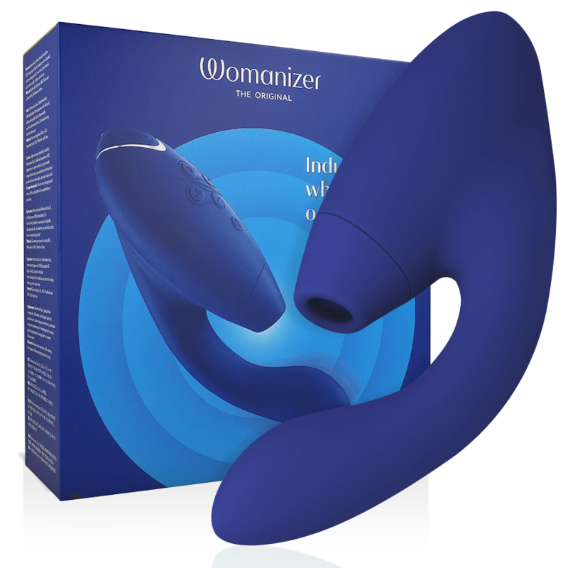 Womanizer Duo 2 - Dual-Stimulation Rabbit Vibrator, Blue