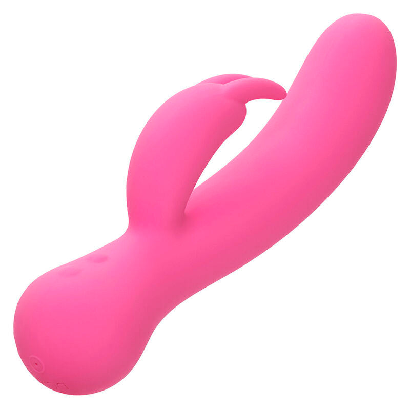Additional view 9 of CalExotics First Time - Rechargeable Rabbit Vibrator, Pink