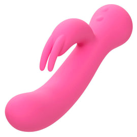 Additional view 6 of CalExotics First Time - Rechargeable Rabbit Vibrator, Pink
