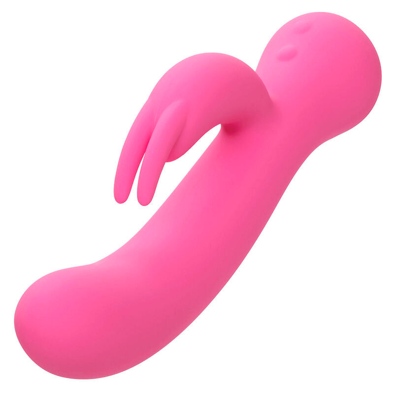 Additional view 6 of CalExotics First Time - Rechargeable Rabbit Vibrator, Pink