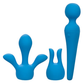 Additional view 3 of CalExotics Couture - Wand Massager Kit, Blue