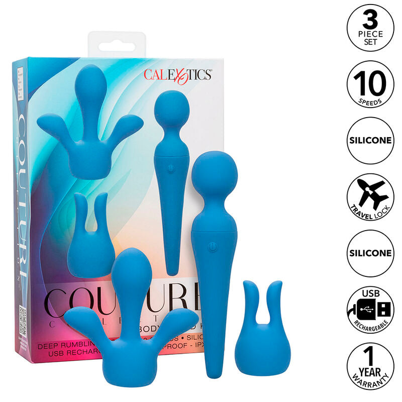 CalExotics Couture - Wand Massager Kit, Blue Secondary image