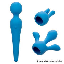 Additional view 4 of CalExotics Couture - Wand Massager Kit, Blue