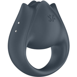 Additional view 4 of Satisfyer Perfect Pair 2 - 2-in-1 Vibrating Ring, Grey