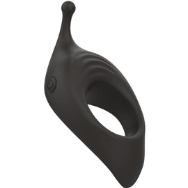 Additional view 8 of B Swish Bcharmed Rhythm Infinite Deluxe - Vibrating Performance Ring, Black