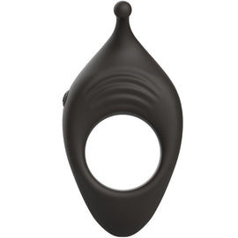 Additional view 9 of B Swish Bcharmed Rhythm Infinite Deluxe - Vibrating Performance Ring, Black