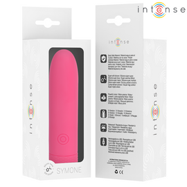 Additional view 2 of Intense Symone - USB Rechargeable Bullet Vibrator, Pink