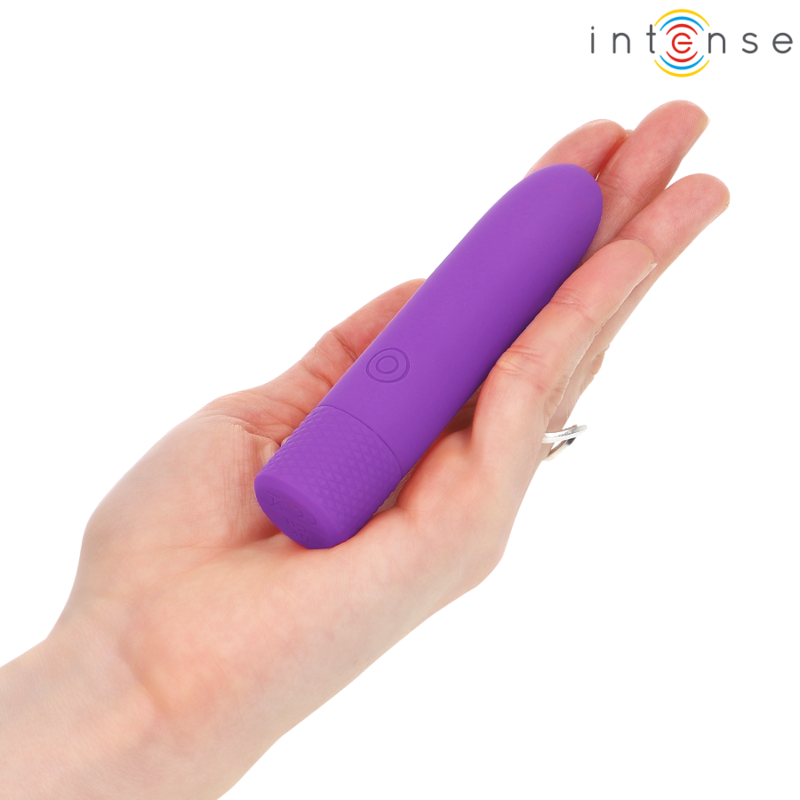 Additional view 6 of Intense Symone - USB Rechargeable Bullet Vibrator, Purple