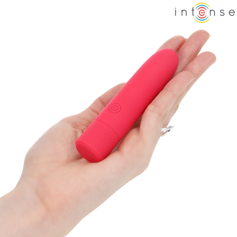 Additional view 6 of Intense Symone - USB Rechargeable Bullet Vibrator, Red