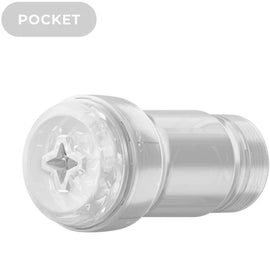 Additional view 4 of Kiiroo Feel Pocket Stroker Crystal - Transparent Stroker