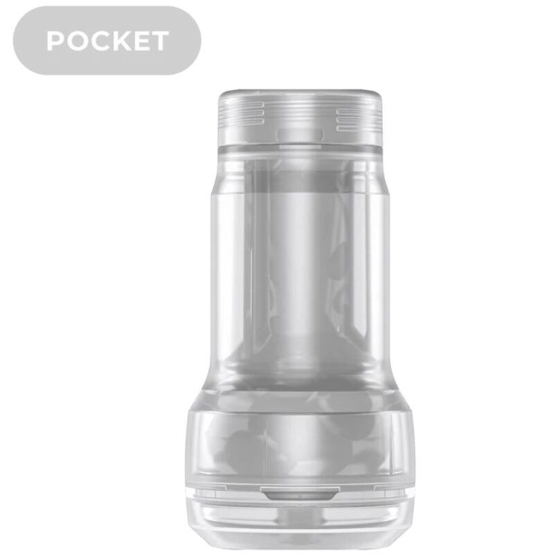 Additional view 3 of Kiiroo Feel Pocket Stroker Crystal - Transparent Stroker