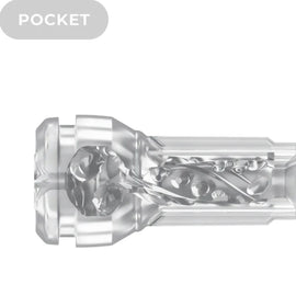 Additional view 6 of Kiiroo Feel Pocket Stroker Crystal - Transparent Stroker