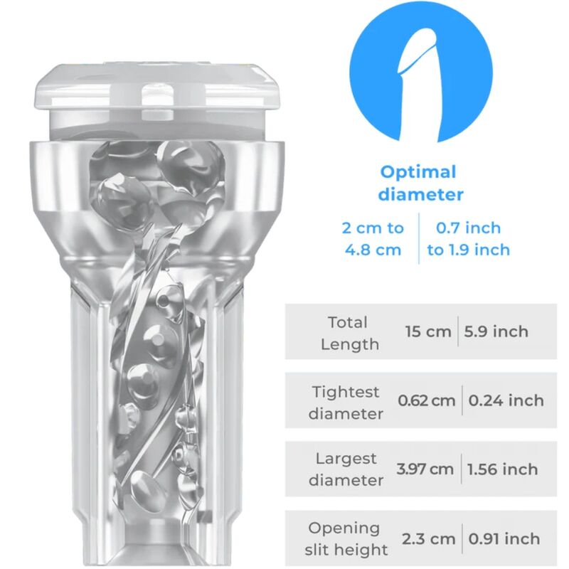 Additional view 6 of Kiiroo Feel Pocket Stroker + PowerBlow - Interactive Stroker Set