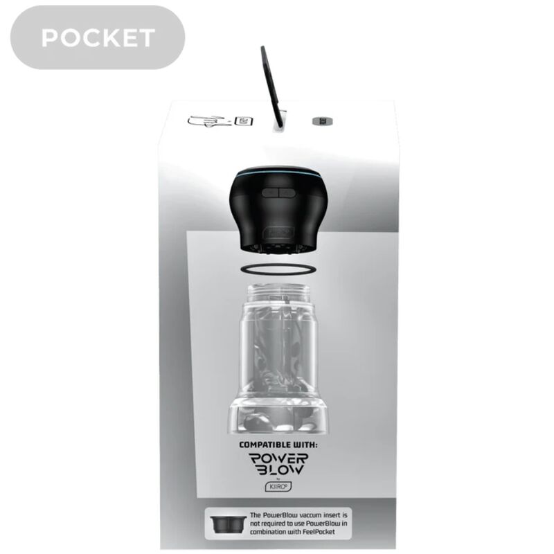 Kiiroo Feel Pocket Stroker + PowerBlow - Interactive Stroker Set Main image