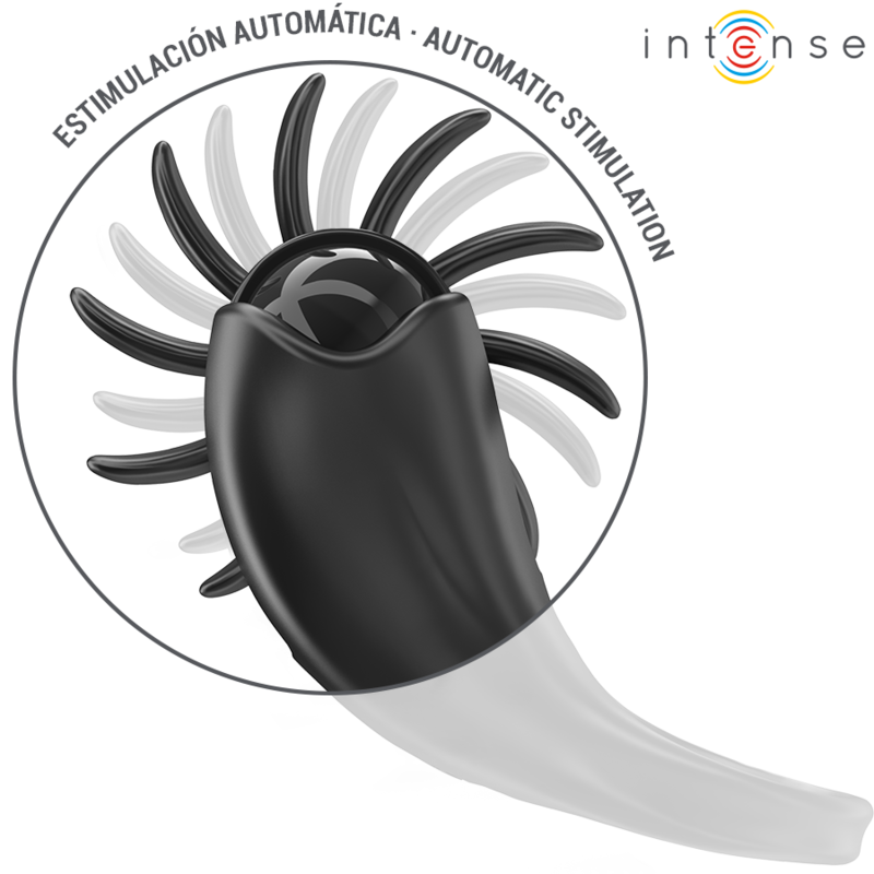 Additional view 2 of Intense Mabel - Vibrating Performance Ring, Black