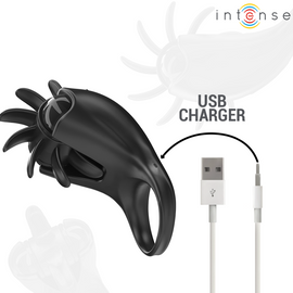 Additional view 6 of Intense Mabel - Vibrating Performance Ring, Black