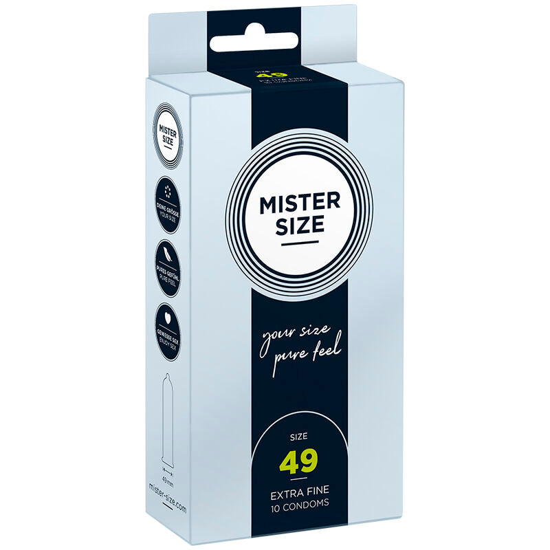 Mister Size S 49 mm - Condoms, 10 Pack Main image