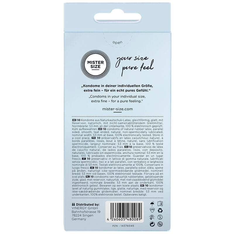 Additional view 3 of Mister Size M 53 mm - Condoms, 10 Pack