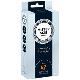 Mister Size L 57 mm - Condoms, 10 Pack