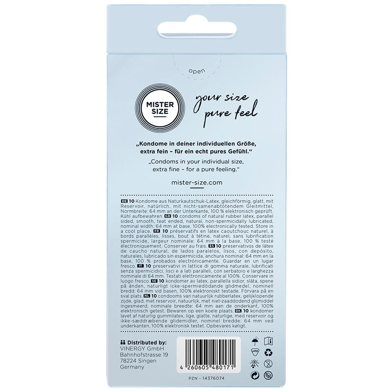 Additional view 3 of Mister Size XXL 64 mm - Condoms, 10 Pack