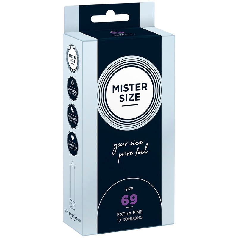 Mister Size XXXL 69 mm - Condoms, 10 Pack