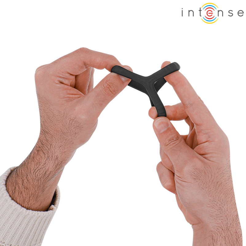 Additional view 3 of Intense Carson Model 4 - Double Performance Ring, Black