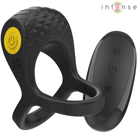 Intense Alex - Double Vibrating Performance Ring, Black