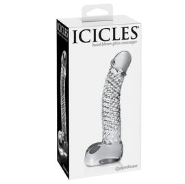 Icicles No. 61 - Glass G-Spot & P-Spot Massager
