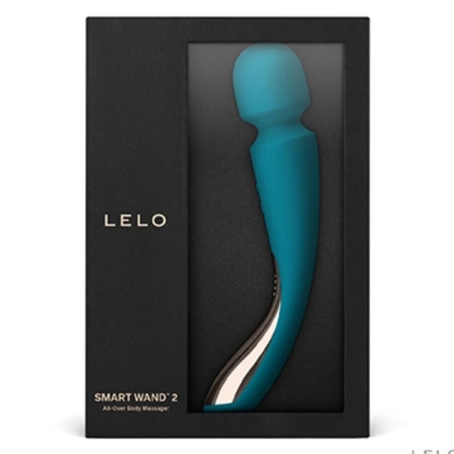 LELO Smart Wand 2 Medium - Wand Massager, Ocean Blue