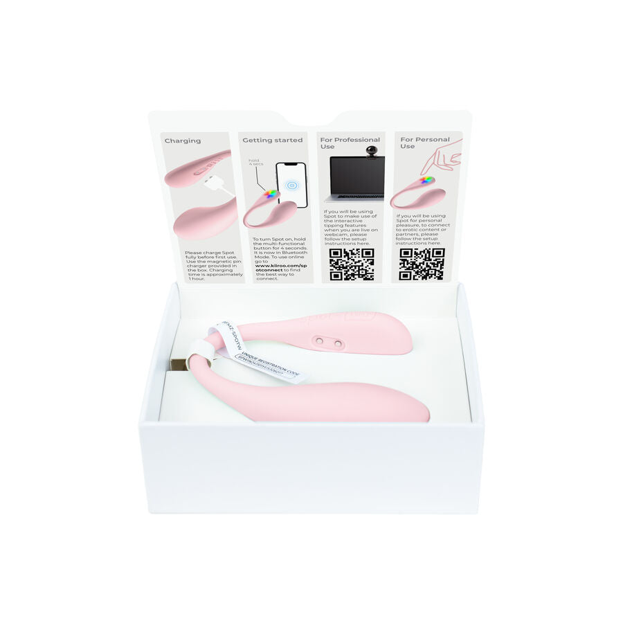 Kiiroo Spot Kiss Me - U-Shaped Couples Vibrator, Pink Secondary image