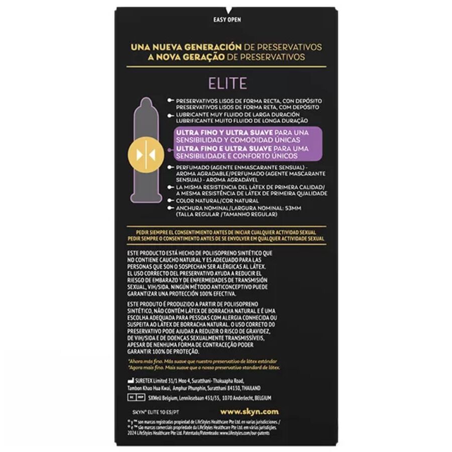Additional view 3 of SKYN Elite - Ultra-Thin Condoms, 10 Pack
