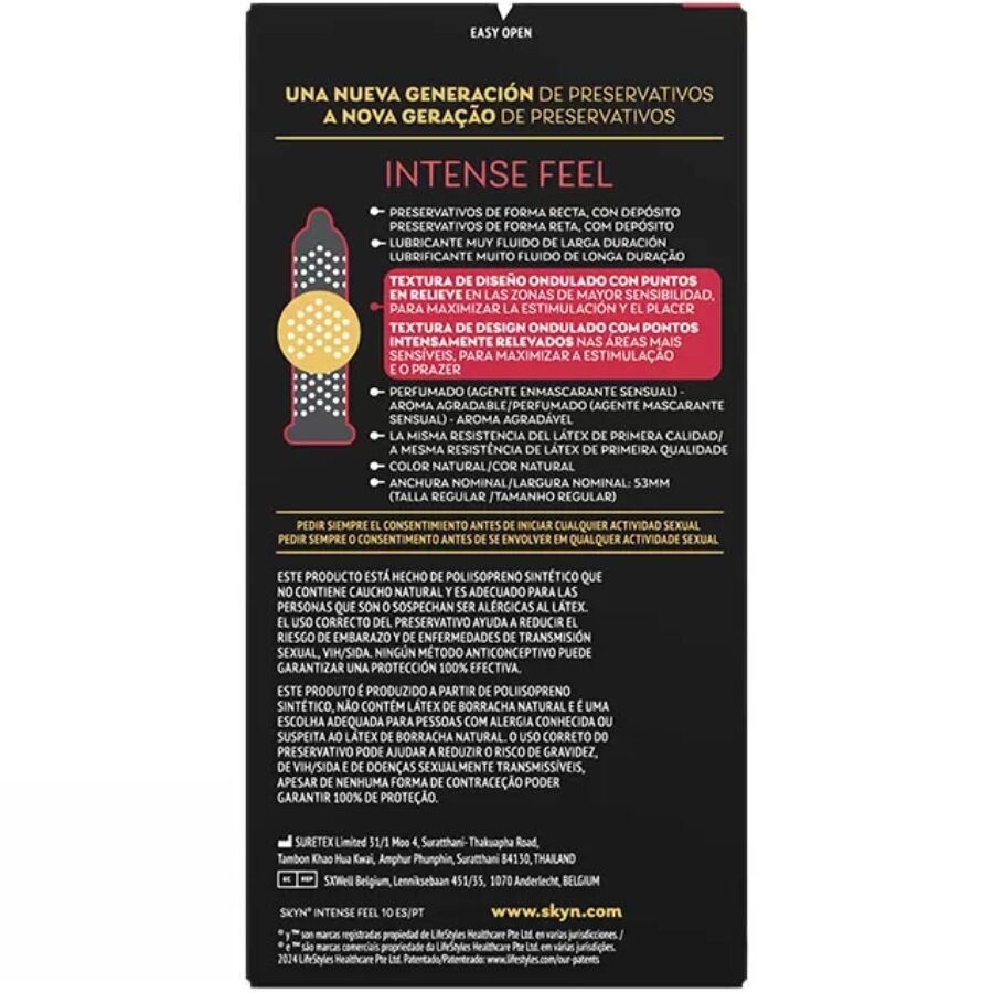 Additional view 2 of SKYN Intense Feel - Textured Condoms, 10 Pack