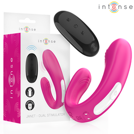Intense Janet - Dual U-Shaped Couples Vibrator, Pink