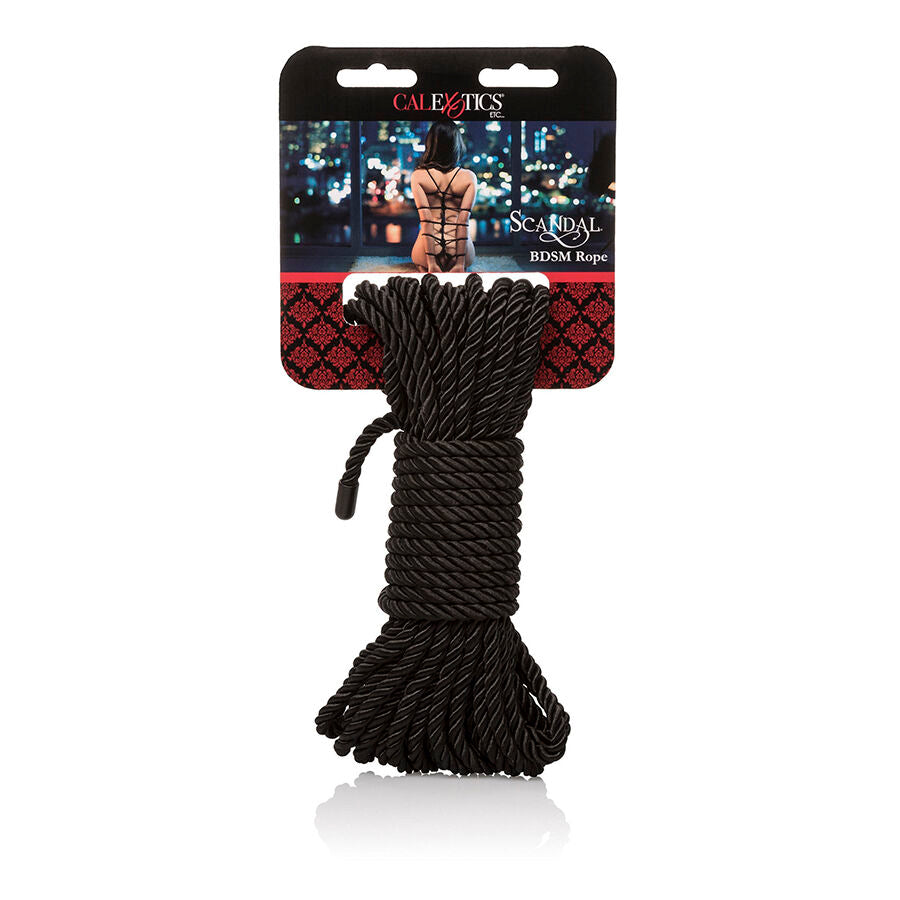 CalExotics Scandal - Black BDSM Rope, 10 m Main image
