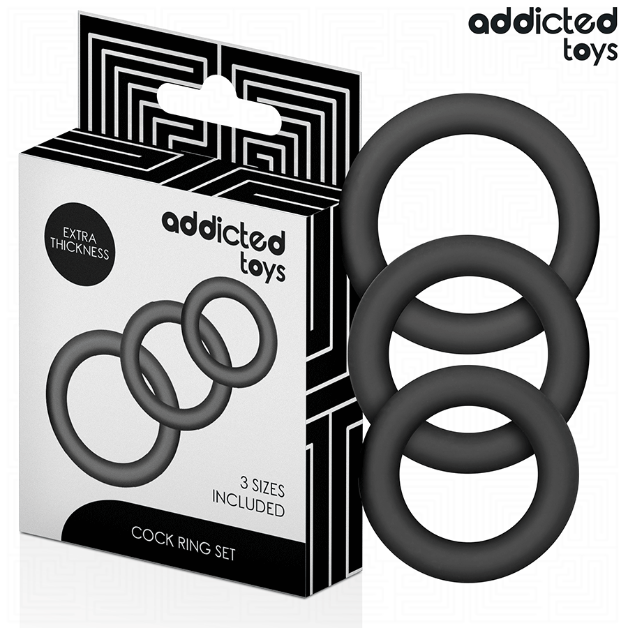 Addicted Toys Model 1 - Silicone Ring Set